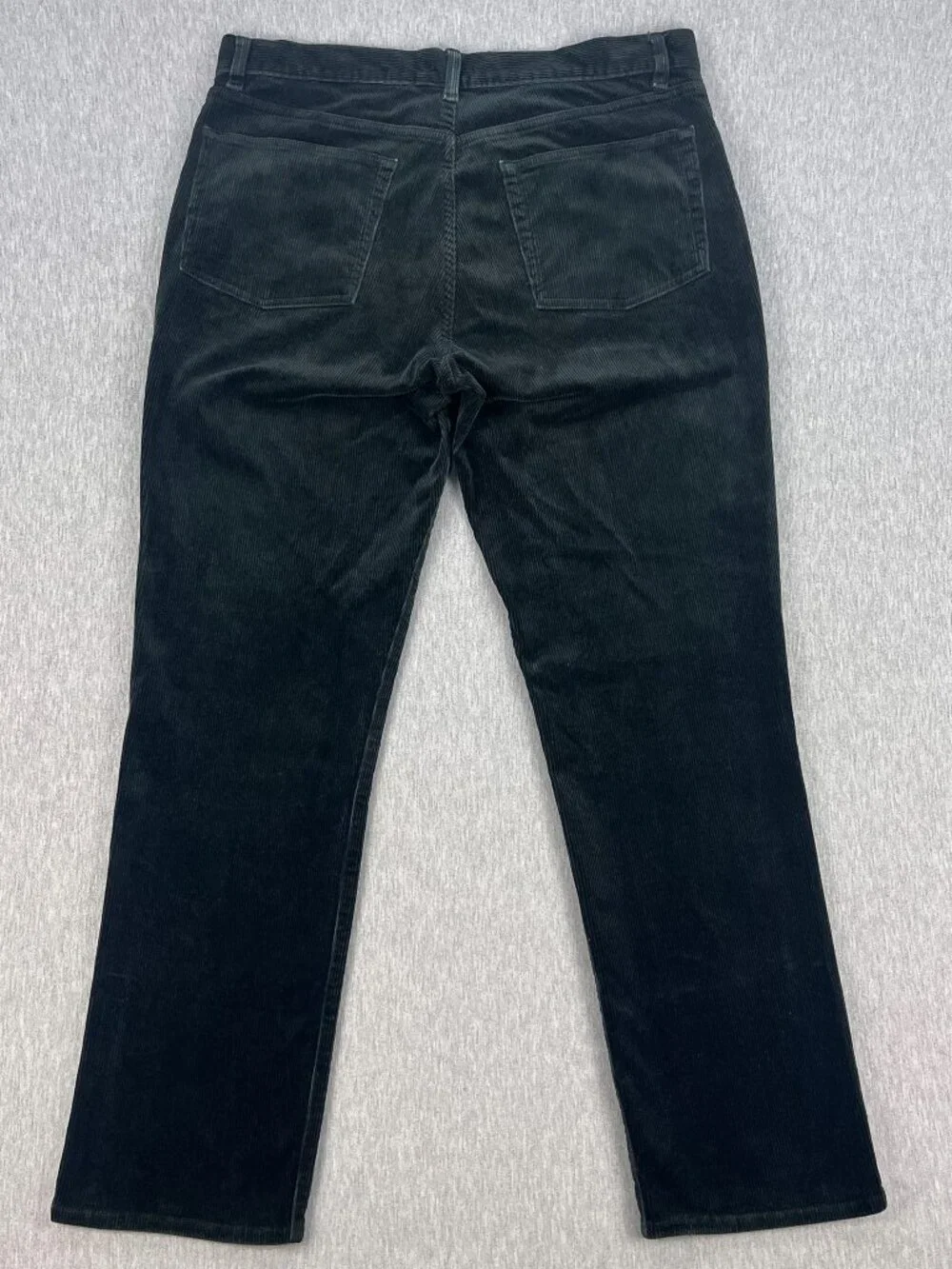Vintage Polo Ralph Lauren Corduroy Pants Mens 34R (34x31) Black Wide Wale NICE